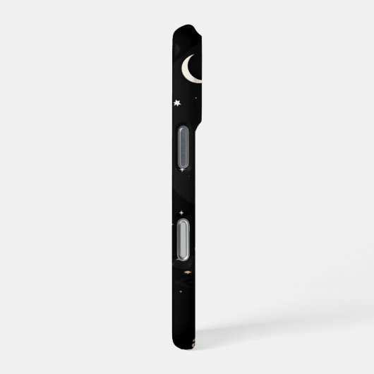 Mystieke Koffiekat iPhone Hoesje (Rechterkant)