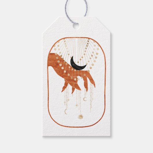Mystieke Kosmisch Cadeaulabel (Voorkant)