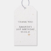 Mystieke Kosmisch Cadeaulabel (Achterkant)