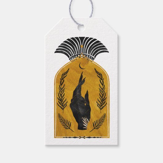 Mystieke Kosmisch Cadeaulabel (Voorkant)