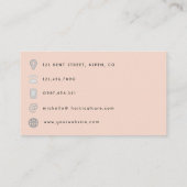 Mystieke kosmische QR-code Visitekaartje (Achterkant)