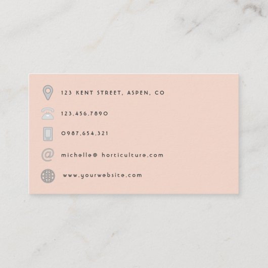 Mystieke kosmische QR-code Visitekaartje (Achterkant)