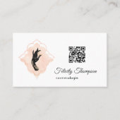 Mystieke kosmische QR-code Visitekaartje (Voorkant)