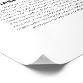 Mystieke Kracht van Weegschaal Zodiac Astrologie P Poster (Hoek)