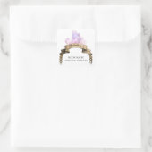 Mystieke kristal witte bescherming spell labels (Tas)