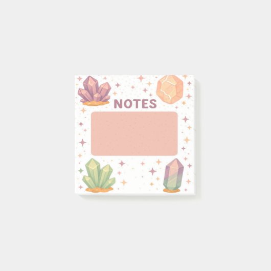Mystieke Kristalnotities Post-it® Notes (Voorkant)