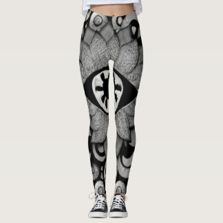 Mystieke Kunst van Metallic Fantacy Elementogen Leggings