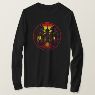 Mystieke Lantaarnsteeg - Pagode   ALLEEN ZWART T-shirt