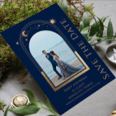 Mystieke Lavendel Roze Zon Maan Star Space Bruilof Save The Date