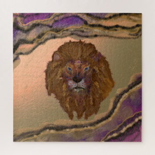 Mystieke leeuw legpuzzel