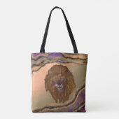 Mystieke leeuw tote bag (Achterkant)