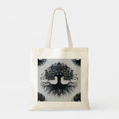 Mystieke levensboom Canvas tas (Achterkant)