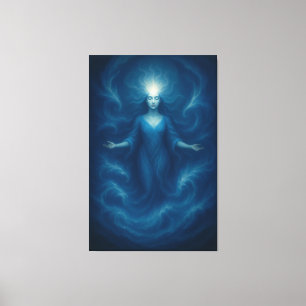 Mystieke Lichtgodin – Ethische Goddelijke Energie  Canvas Afdruk
