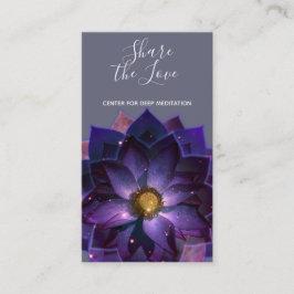 Mystieke Lotus Bloem Mandala | New Age Referentie Aanbevelingskaartje