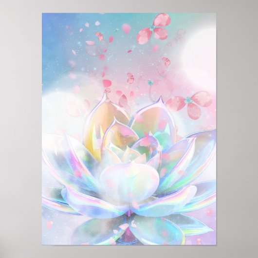 Mystieke Lotus Poster (Voorkant)