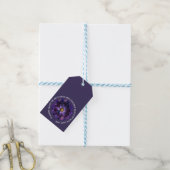 Mystieke Lotusbloem Mandala | New Age Cadeaulabel (Met Touw)