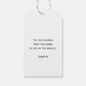 Mystieke Lotusbloem Mandala | New Age Cadeaulabel (Achterkant)