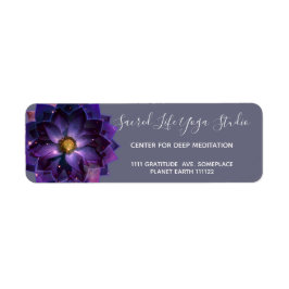 Mystieke Lotusbloem Mandala, New Age Etiket
