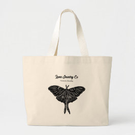 Mystieke Luna Moth Business Grote Tote Bag