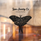 Mystieke Luna Moth Business Raamsticker (Vel 2)
