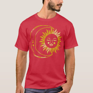 MYSTIEKE MAAN EN ZON T-SHIRT
