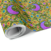 Mystieke Maan Groei Cadeaupapier (Rol Hoek)
