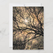 Mystieke maan Halloween uitnodiging (Voorkant)