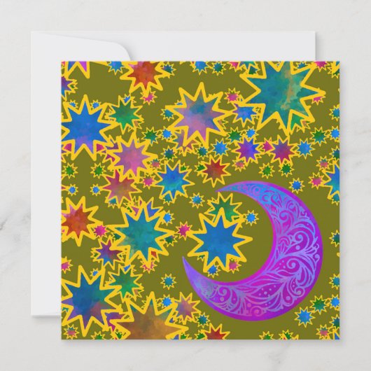 Mystieke Maan Oogst Kaart (Voorkant)