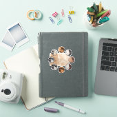 Mystieke Maanfasen Sticker – Vintage Boho  (iPad Cover)