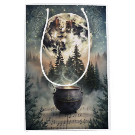 Mystieke maanverlichte boskast - Witchy Magic Art Medium Cadeauzakje