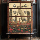 Mystieke Maanverlichte Haas Oude Staande Stenen Tissuepapier