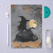Mystieke maanverlichte heks tissuepapier (Craft)