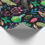 Mystieke Magic en Witchcraft Natuur Elements Cadeaupapier (Hoek)