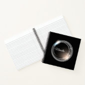 Mystieke Magische Gloeiende Cirkel Met Aangepaste Notitieboek (Binnen)