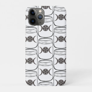 Mystieke Magische Maan Mason Jar Case-Mate iPhone Case