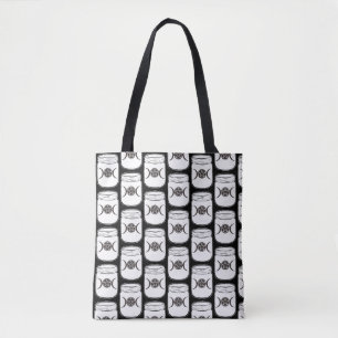 Mystieke Magische Manen Drievoudige Godin Metselwe Tote Bag