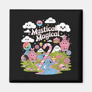 Mystieke Magische Retro Esthetische Ruimte Cadeau Magneet