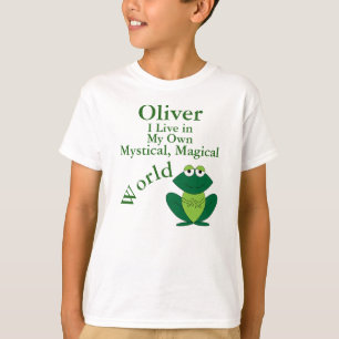 Mystieke Magische Wereld Jongen T-shirt Groene Kik