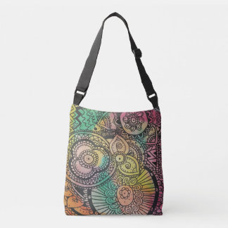 "Mystieke Mandala's: Canvas tas voor serene reizen