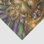 Mystieke Mardi Gras Mask Decoupage Papier (Detail)