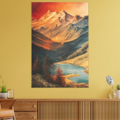 Mystieke Mereflecties Canvas Afdruk (Insitu (Woonkamer))