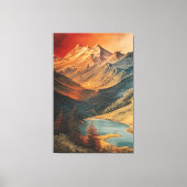 Mystieke Mereflecties Canvas Afdruk (Voorkant)