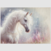 Mystieke Merrie Paard Glans Decoupage Tissuepapier (Voorkant)