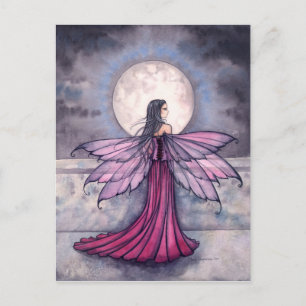 Mystieke Middernacht Fee Postkaart