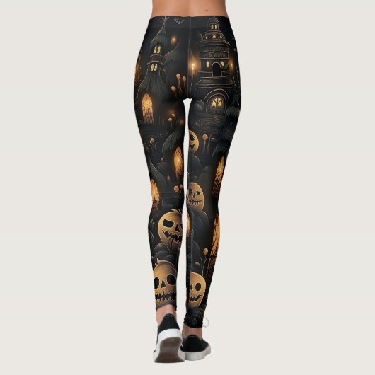🌌 Mystieke Midnight Magic Leggings 🌌 (Achterkant)
