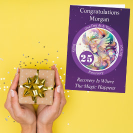 Mystieke mijlpaal cadeau voor vrouwen in herstel kaart