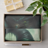 Mystieke moerasheks in smaragdgroen betoverd tissuepapier (Geschenk)