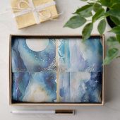 Mystieke Moonlight Stars Clouds n Zee Decoupage Tissuepapier (Geschenk)
