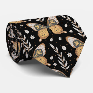 Mystieke Mot Vlinder Patroon Stropdas