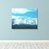 Mystieke Mount Shasta Canvas Afdruk (Insitu (Houten vloer))